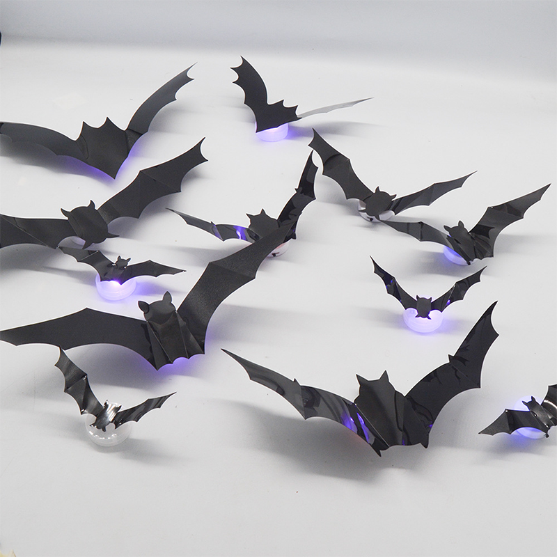🔥Halloween Sale - 50% off 🎃3D Bat LED Wall Light Decor 🦇✨ – Easy Installation | Soft LED Glow for Living Room/Bedroom Festive Vibe