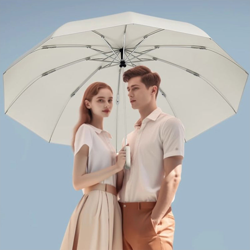 🌧️Reflective Strip Umbrella – Perfect for Night Commutes & Rainy Days