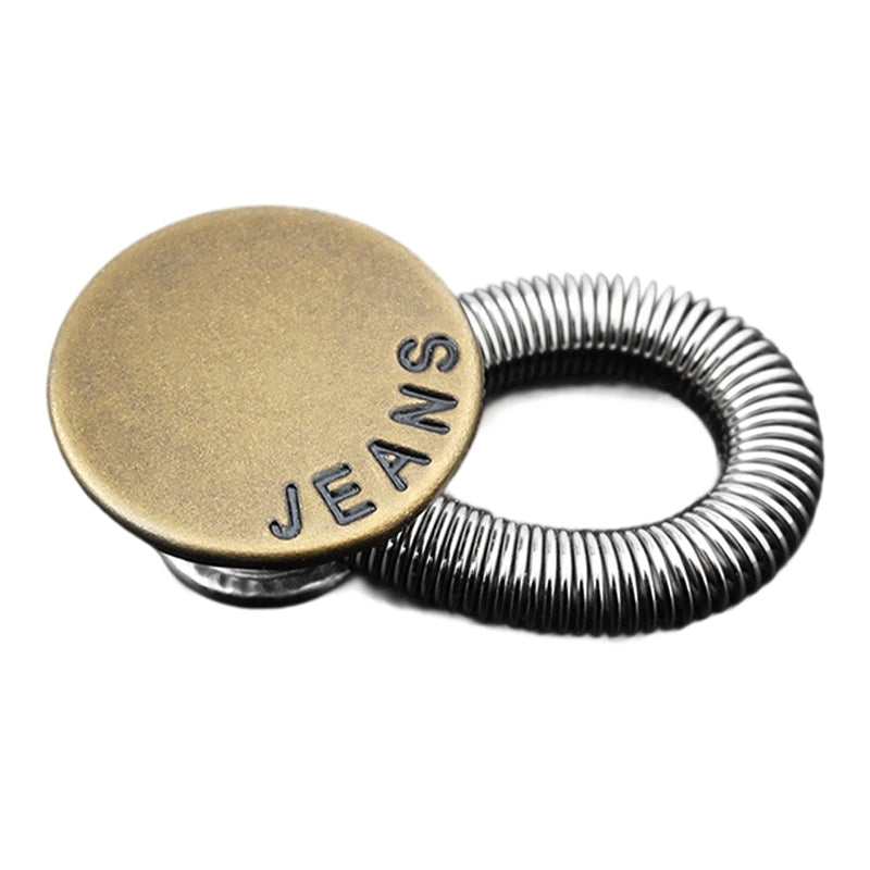 👖👖Spring-Loaded Metal Waist Extender Button for Jeans