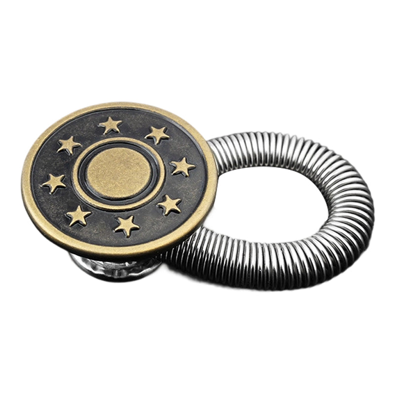 👖👖Spring-Loaded Metal Waist Extender Button for Jeans
