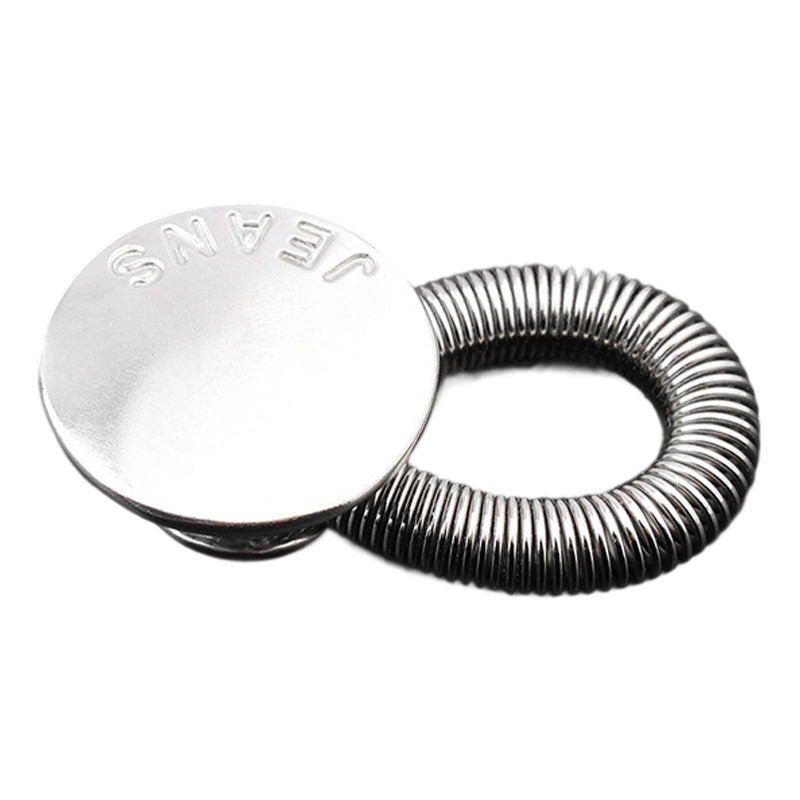👖👖Spring-Loaded Metal Waist Extender Button for Jeans