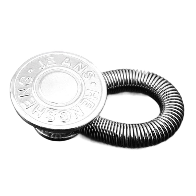 👖👖Spring-Loaded Metal Waist Extender Button for Jeans