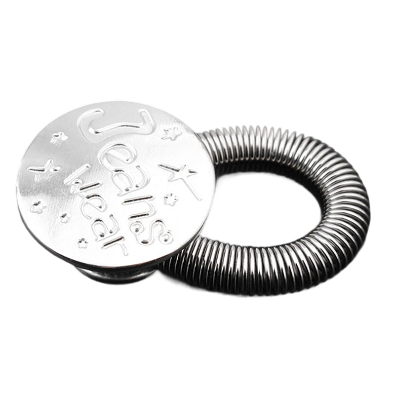👖👖Spring-Loaded Metal Waist Extender Button for Jeans