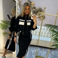 ❄️LAST DAY PROMOTION - 49%OFF 💖 Women's Stand Collar Jacket & Dress Set
