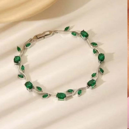 💜 LAST DAY PROMOTION - 50% OFF💜Women's Dainty Leaf Charm Bracelet