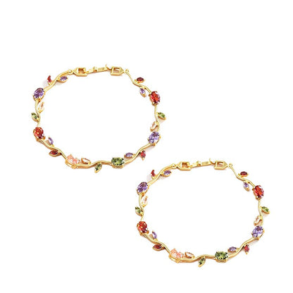 💜 LAST DAY PROMOTION - 50% OFF💜Women's Dainty Leaf Charm Bracelet