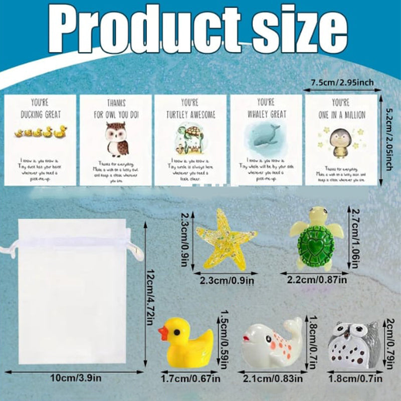 🎅Xmas Sales - 50% OFF🎄25 PCS SET🎄 - Animal Pun Note Cards zanzzea