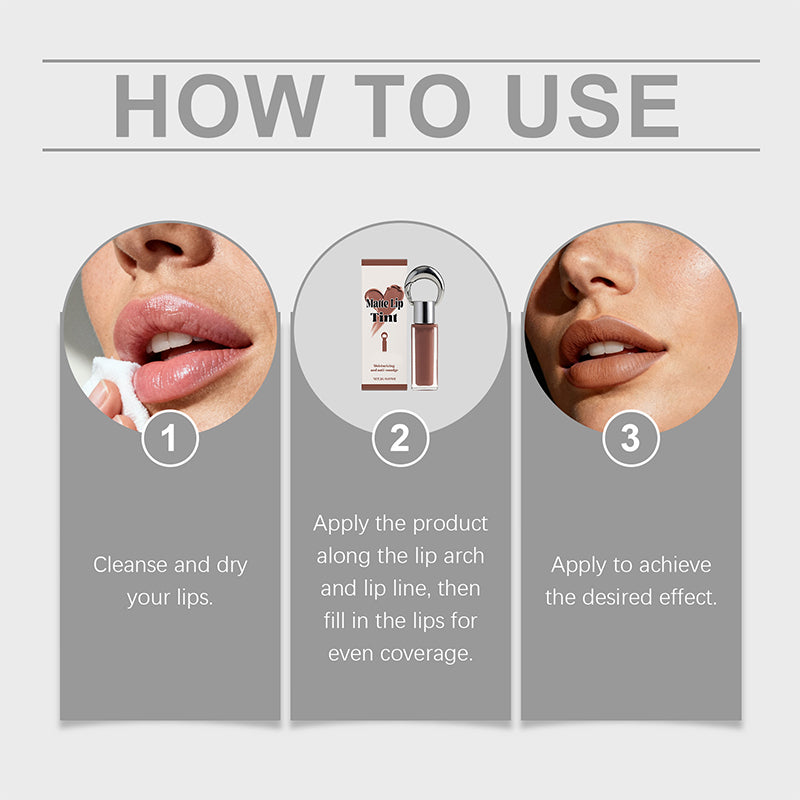 Waterproof Moisturizing Matte Lip Tint