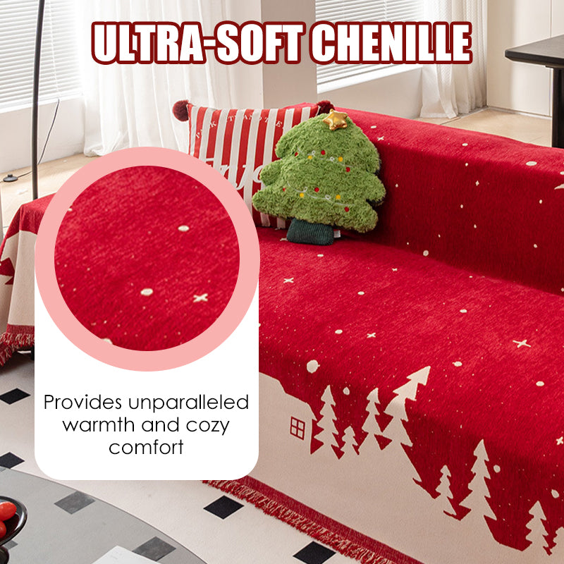 🎅Xmas Sales - 50% OFF🎄Christmas Chenille Sofa Slipcover