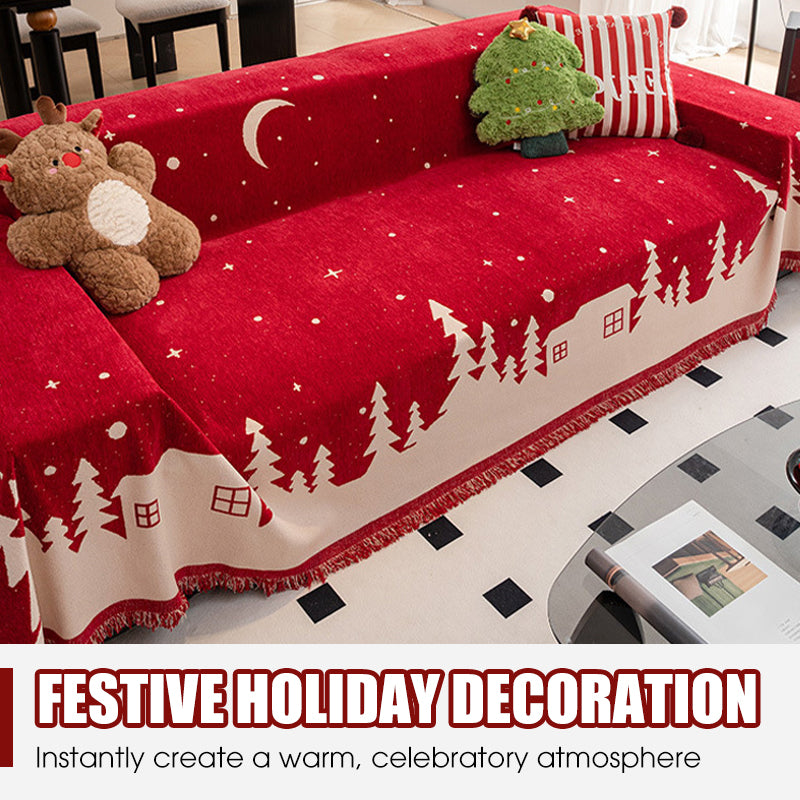 🎅Xmas Sales - 50% OFF🎄Christmas Chenille Sofa Slipcover