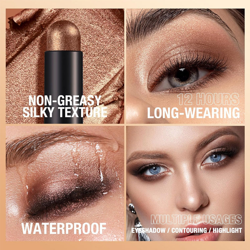 🎅ONLY TODAY - FOR 8 PCS!!🎄50K+ SOLD! 🎁✨8 Colors Glitter Eyeshadow Stick Waterproof & Long-Wearing & Multi-Use