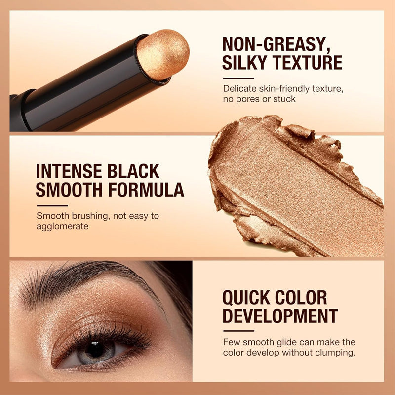 🎅ONLY TODAY - FOR 8 PCS!!🎄50K+ SOLD! 🎁✨8 Colors Glitter Eyeshadow Stick Waterproof & Long-Wearing & Multi-Use zanzzea