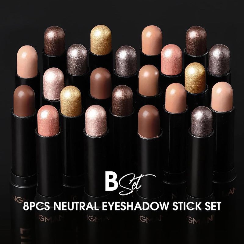 🎅ONLY TODAY - FOR 8 PCS!!🎄50K+ SOLD! 🎁✨8 Colors Glitter Eyeshadow Stick Waterproof & Long-Wearing & Multi-Use zanzzea