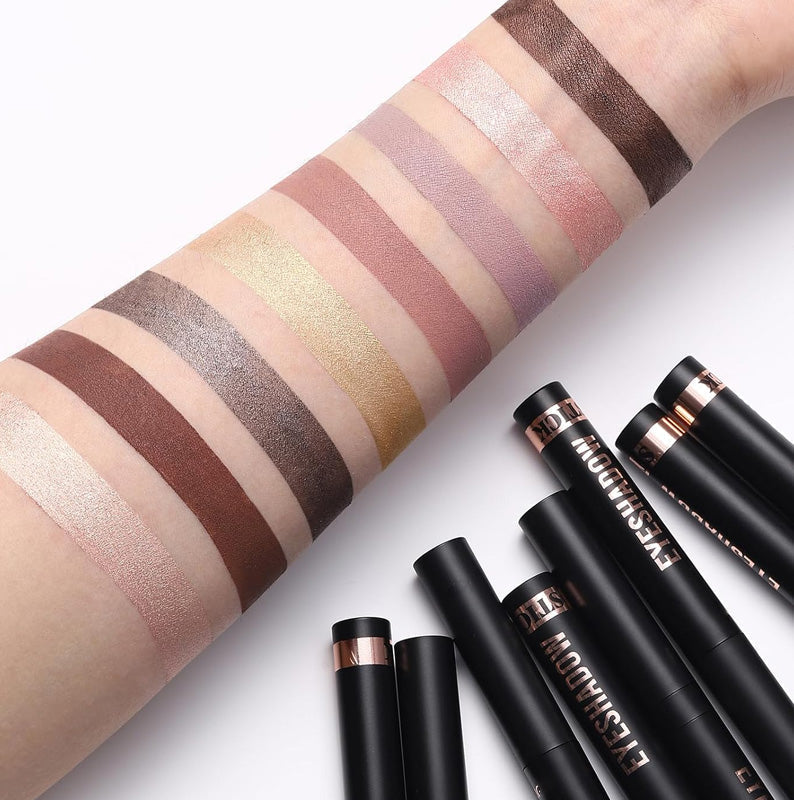 🎅ONLY TODAY - FOR 8 PCS!!🎄50K+ SOLD! 🎁✨8 Colors Glitter Eyeshadow Stick Waterproof & Long-Wearing & Multi-Use zanzzea