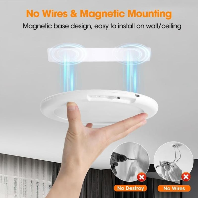 🌞Rechargeable Motion Sensor Ceiling Light 🏡 zanzzea