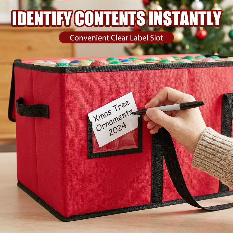 Foldable Christmas Ornament Storage Box