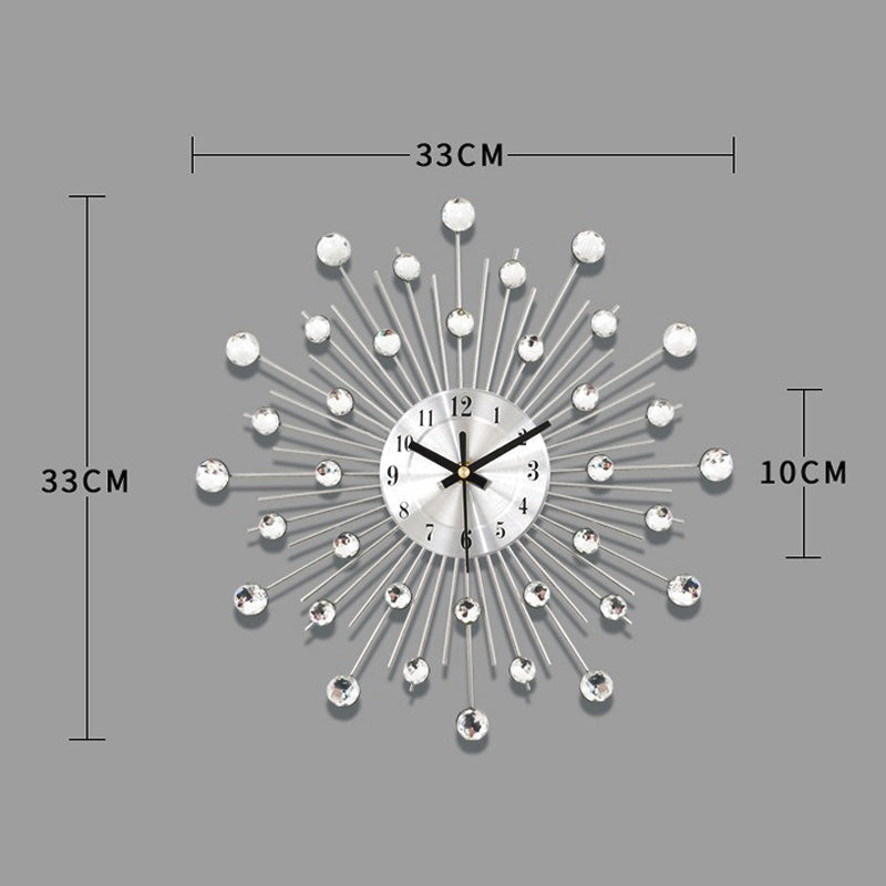 ✨ 50% OFF NOW! 🕰️ Rhinestone Wall Clock – Silent Movement, Sparkling Design & Elegant Home Decor 💎