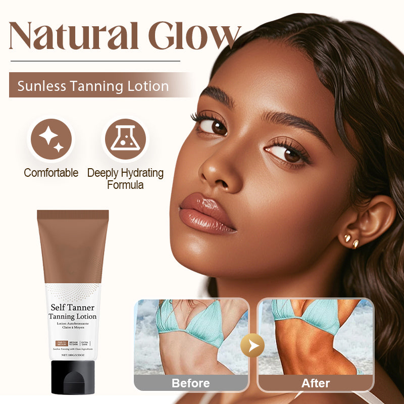 🌟BUY 2 GET 1 FREE🌟50K+ SOLD💞Natural Glow Sunless Tanning Lotion