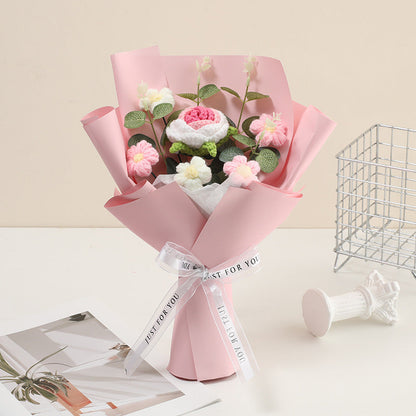 💐Mother's Day💕Handmade Delicate Crochet Flower Bouquet