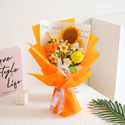💐Mother's Day💕Handmade Delicate Crochet Flower Bouquet