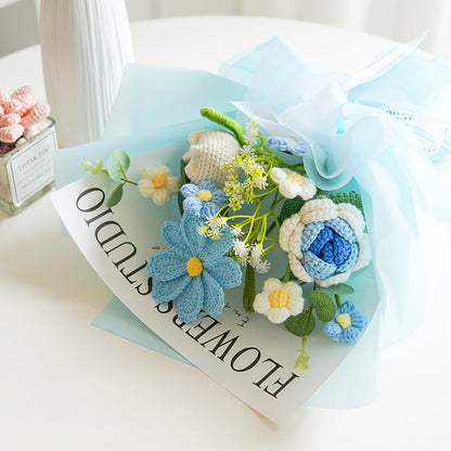 💐Mother's Day💕Handmade Delicate Crochet Flower Bouquet