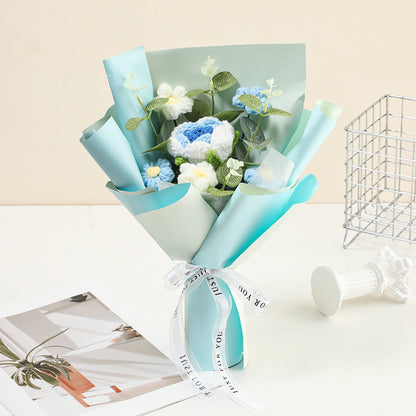 💐Mother's Day💕Handmade Delicate Crochet Flower Bouquet