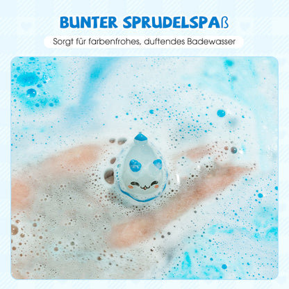 🧼🛁 Natural Bath Bombs for Kids with Mega Bubbles & Surprise Inside 🥚✨