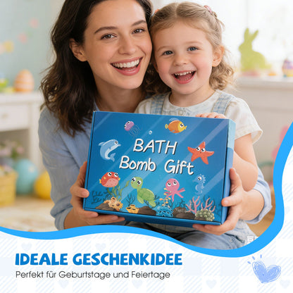 🧼🛁 Natural Bath Bombs for Kids with Mega Bubbles & Surprise Inside 🥚✨