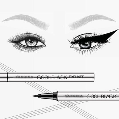 ✨ Waterproof Smudge-Proof Eyeliner – 24HR Intense Black Precision! ✨
