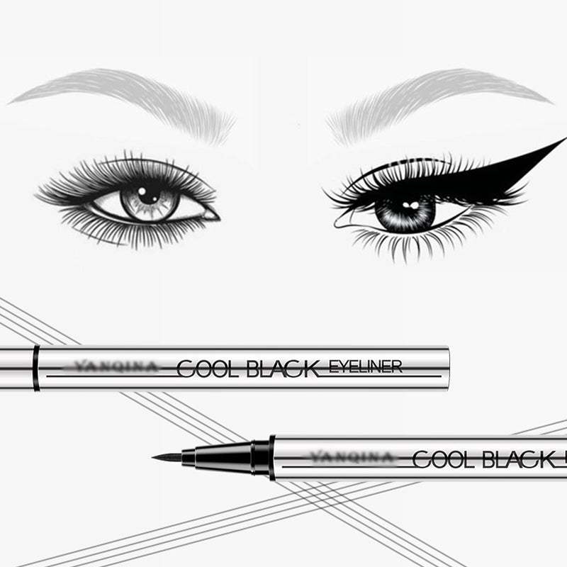 ✨ Waterproof Smudge-Proof Eyeliner – 24HR Intense Black Precision! ✨