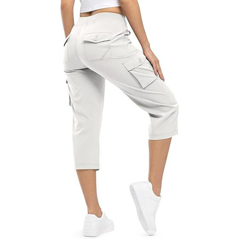 ✨Womens Lightweight Capris Daily&Travel Quick Dry Cargo Pants with 6 Pockets✈️👖