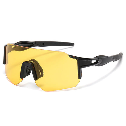 🚴 Large Frame Sports Sunglasses – UV390 Protection, 26.9g Lightweight, HD PC Lens