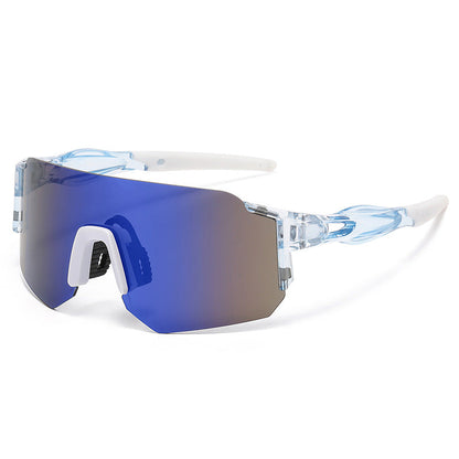 🚴 Large Frame Sports Sunglasses – UV390 Protection, 26.9g Lightweight, HD PC Lens