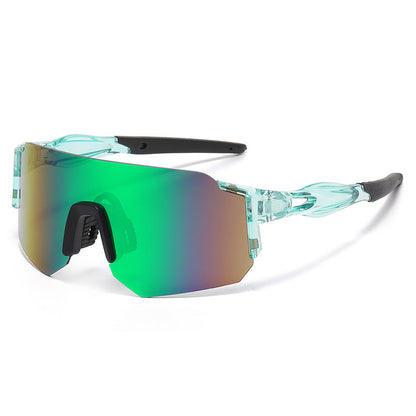 🚴 Large Frame Sports Sunglasses – UV390 Protection, 26.9g Lightweight, HD PC Lens