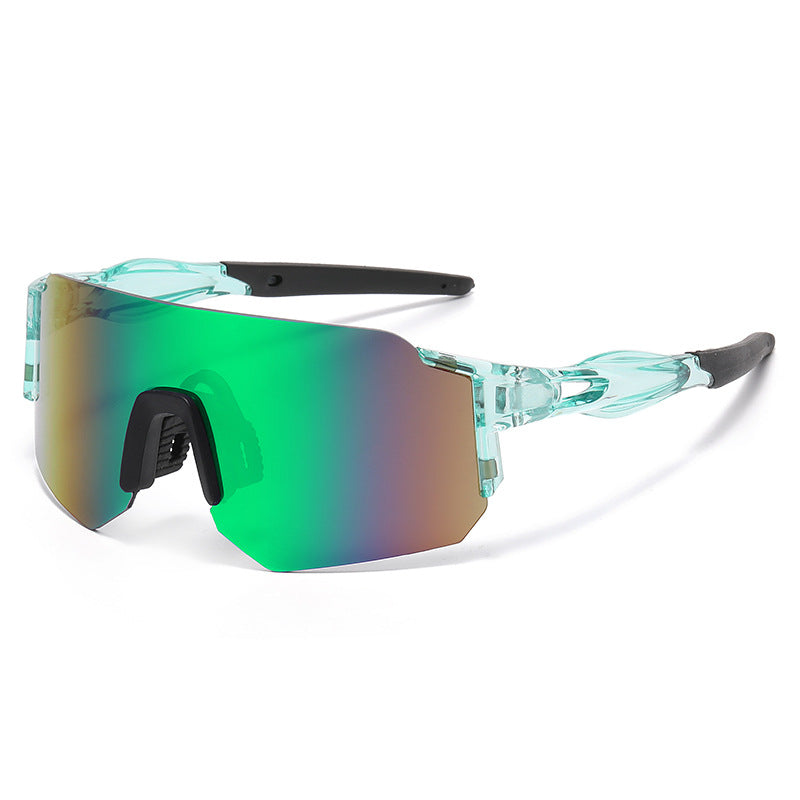 🚴 Large Frame Sports Sunglasses – UV390 Protection, 26.9g Lightweight, HD PC Lens