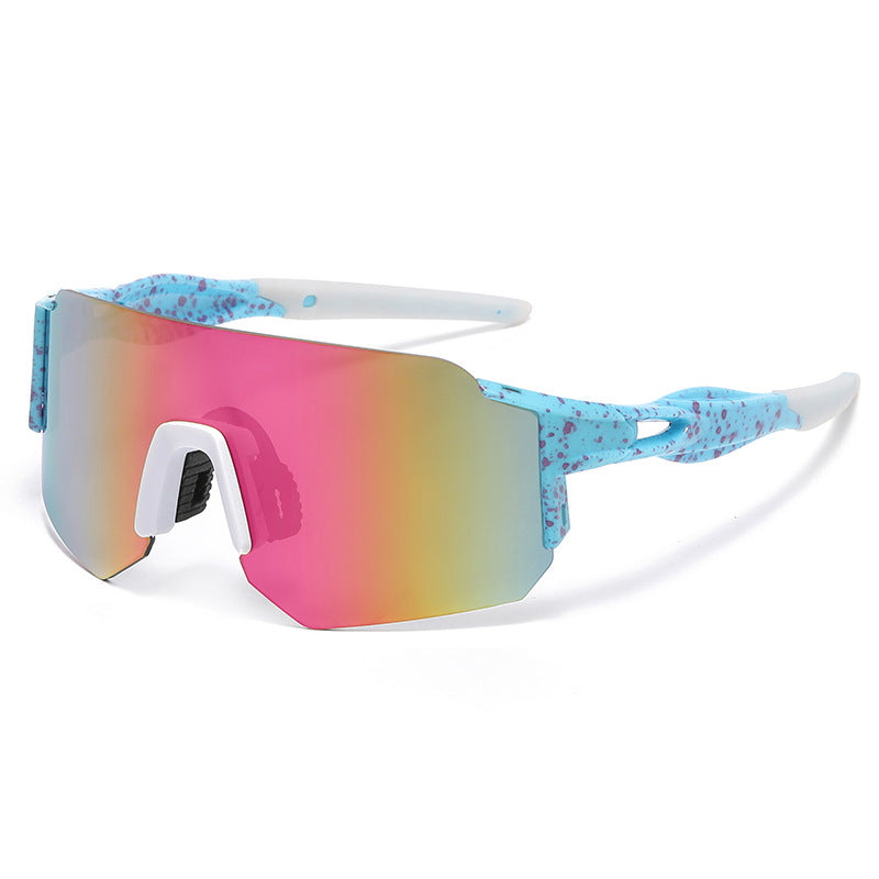 🚴 Large Frame Sports Sunglasses – UV390 Protection, 26.9g Lightweight, HD PC Lens