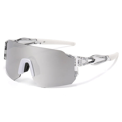 🚴 Large Frame Sports Sunglasses – UV390 Protection, 26.9g Lightweight, HD PC Lens