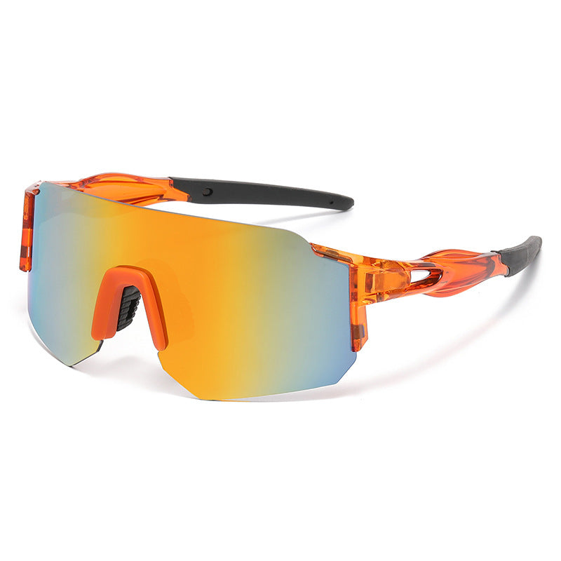 🚴 Large Frame Sports Sunglasses – UV390 Protection, 26.9g Lightweight, HD PC Lens