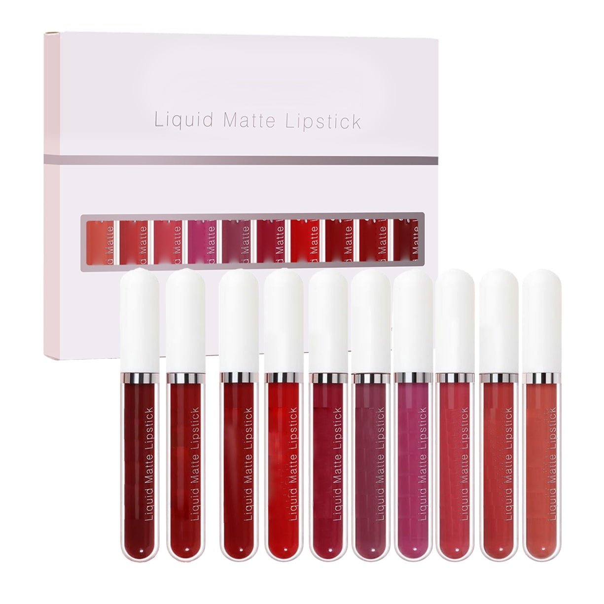 💄BUY 2 GET 1 FREE! ✨💝10Pcs Matte Waterproof  Long Lasting Lip Gloss