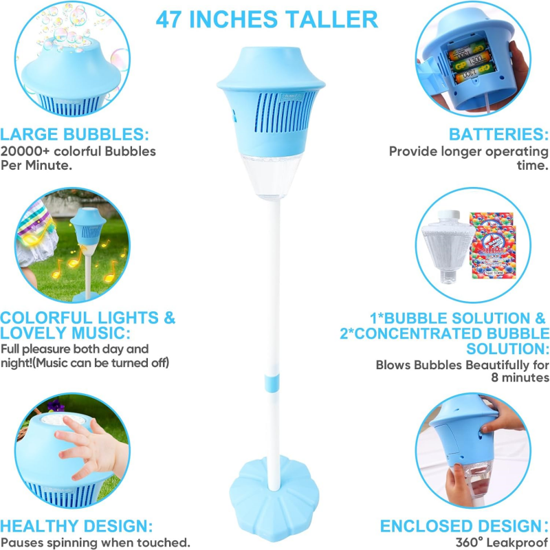 🎈50% OFF NOW ! ⚡ Automatic Handheld Bubble Machine for Kids – One-Touch Operation, Rich Bubbles & Portable Design