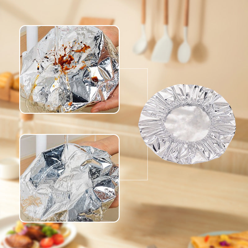 💥💥home dining table food container aluminum foil heat-retaining cover