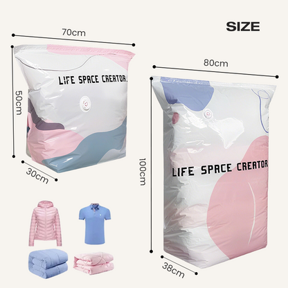 💨No-Pump 3D Vacuum Storage Bags