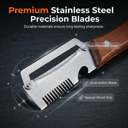 🎁3-in-1 Scallion Shredder & Peeler Kitchen Tool