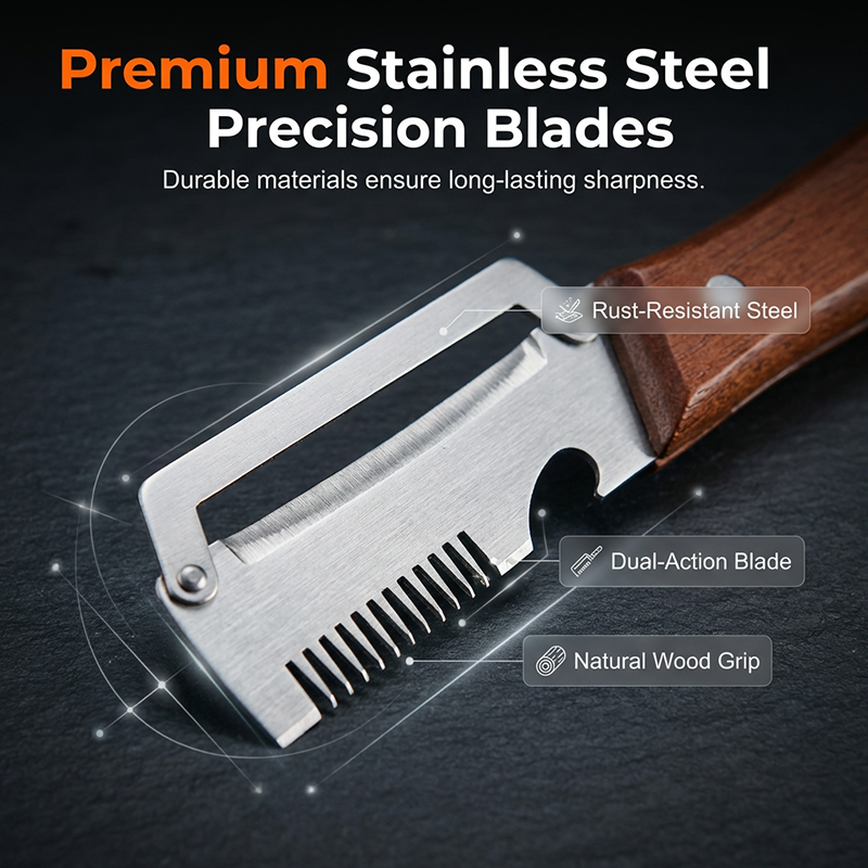 3-in-1 Scallion Shredder & Peeler Kitchen Tool🎁
