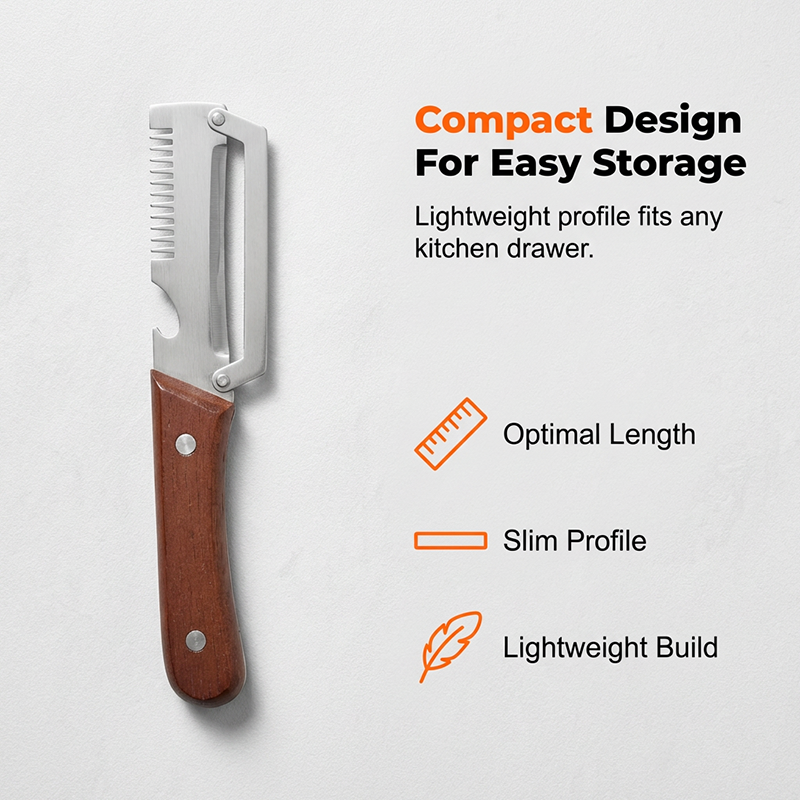 3-in-1 Scallion Shredder & Peeler Kitchen Tool🎁