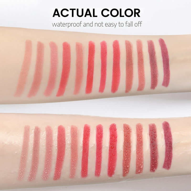 💄 Matte lip crayon – waterproof, 8hr wear, built-in sharpener 💋✨