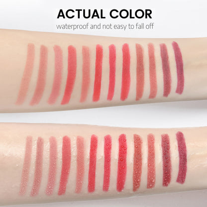 💄 Matte lip crayon – waterproof, 8hr wear, built-in sharpener 💋✨