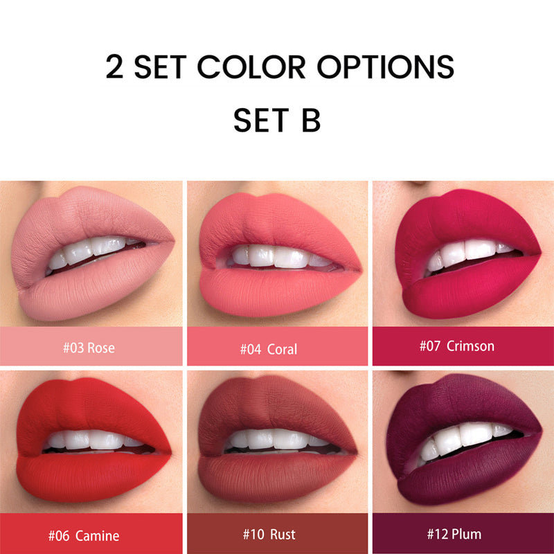 💄 Matte lip crayon – waterproof, 8hr wear, built-in sharpener 💋✨