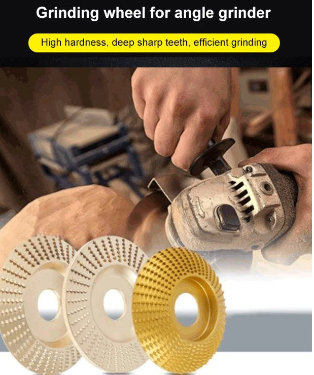 ⏰Wood Angle Shaping Wheel – Fast-Cut, Sharp, Wear-Resistant, for Angle Grinder