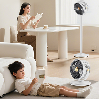 ⏰🎁Whisper-Quiet Adjustable Height Floor Fan